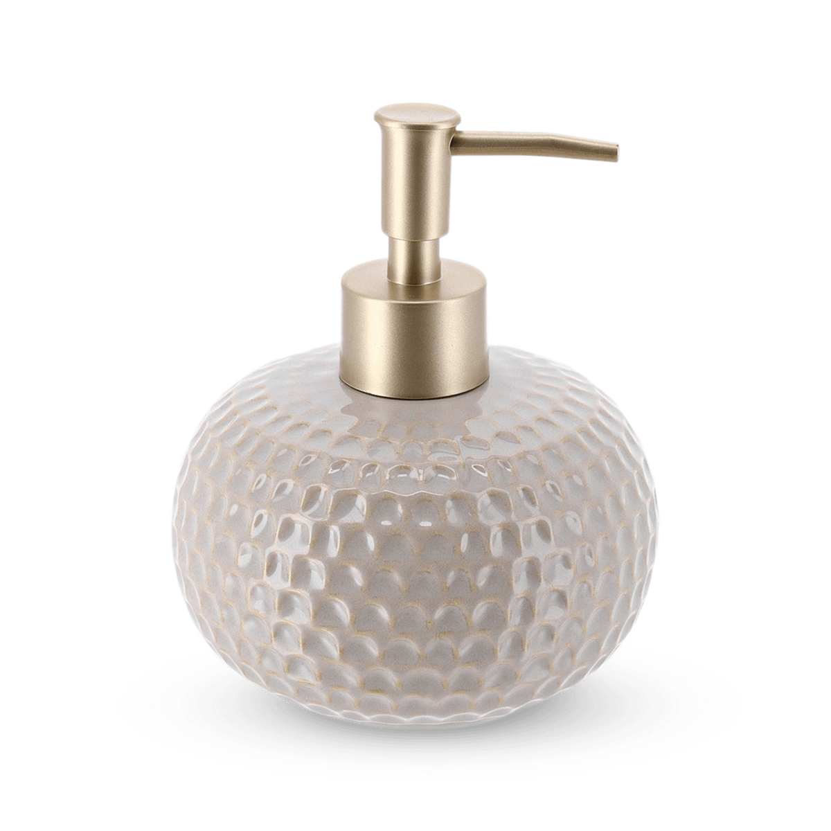 Zeepdispenser ECAILLE 440ml Beige/Goud