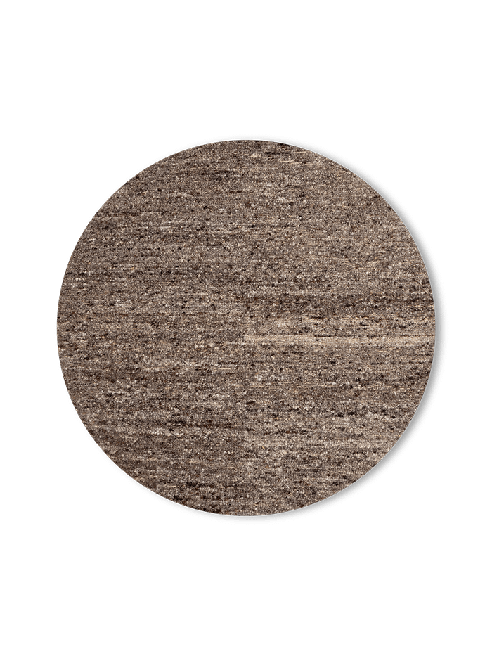 Tapijt Efia Bruin Ø200 cm
