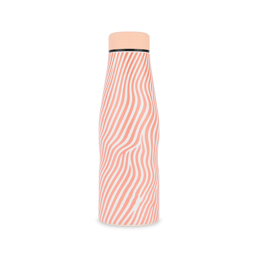Isoleerfles DAMYAN 500ml Soft Ribble Peach Isoleerfles DAMYAN 500ml Soft Ribble Peach