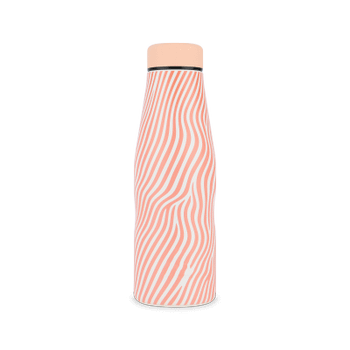 Isoleerfles DAMYAN 500ml Soft Ribble Peach Isoleerfles DAMYAN 500ml Soft Ribble Peach