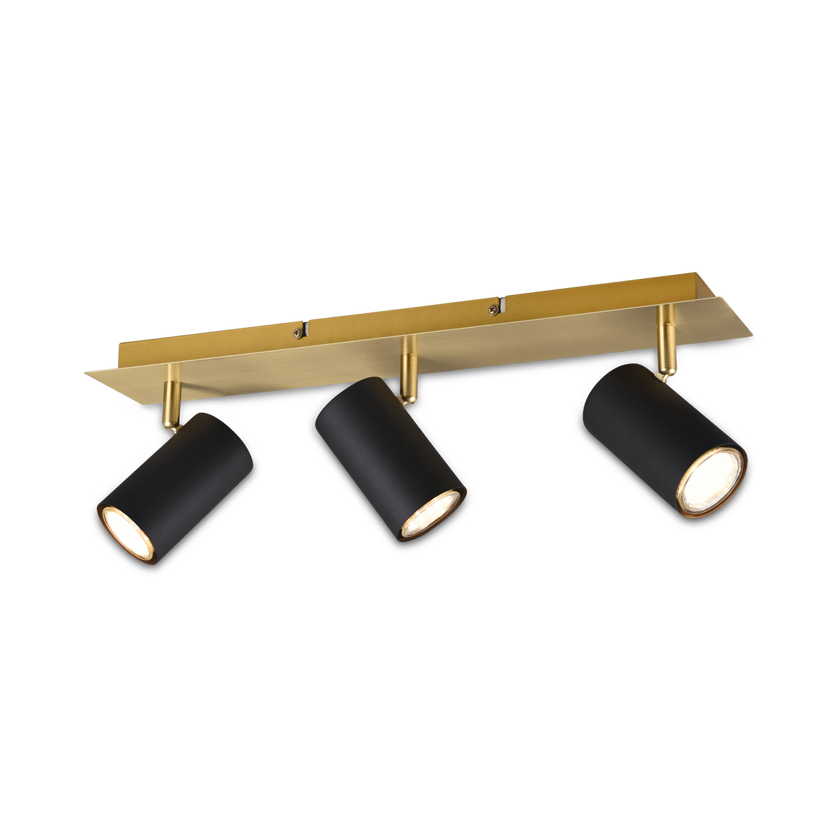 Spot MARLEY 3-Delig Metaal Zwart/Goud