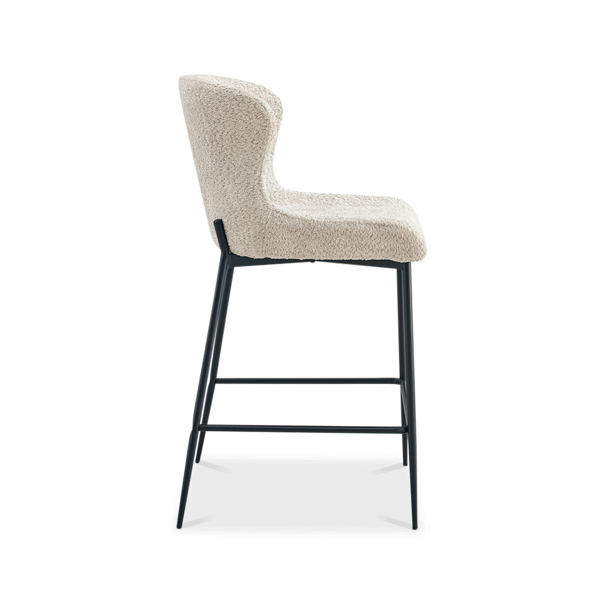 Barstoel DORIEN Bouclé Beige