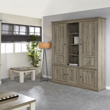 Combikast COTTON Kristal Eik Licht Bruin B171 Combikast COTTON Kristal Eik Licht Bruin B171