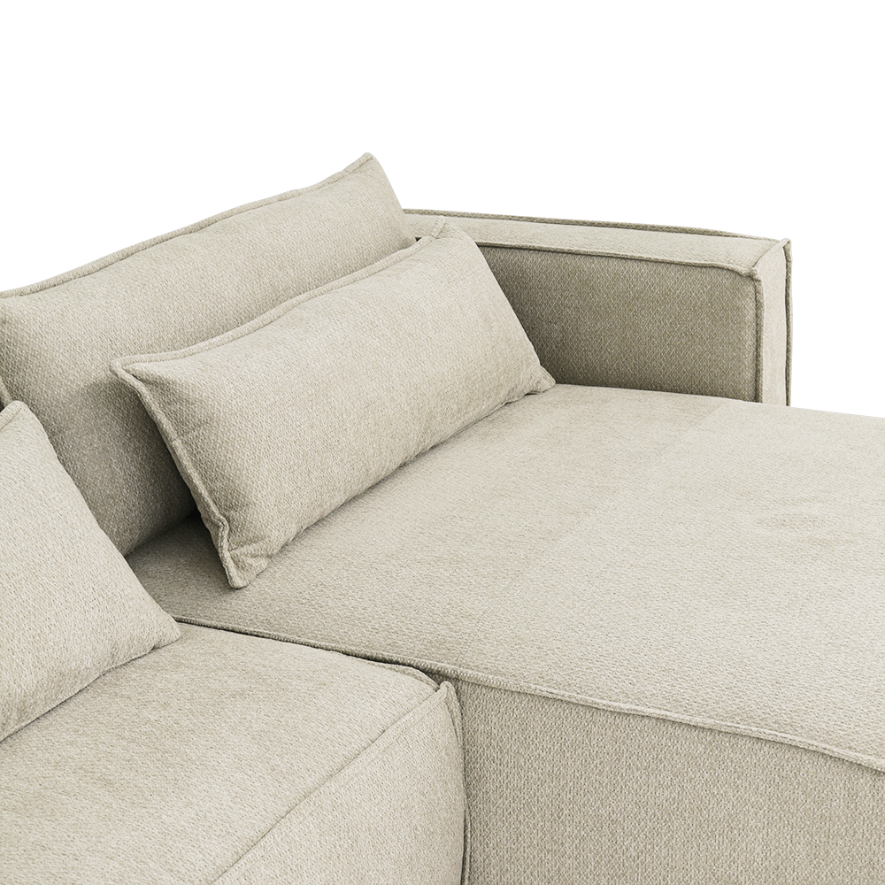 Hoeksalon GAELLE Longchair Rechts Retro Bliss B416