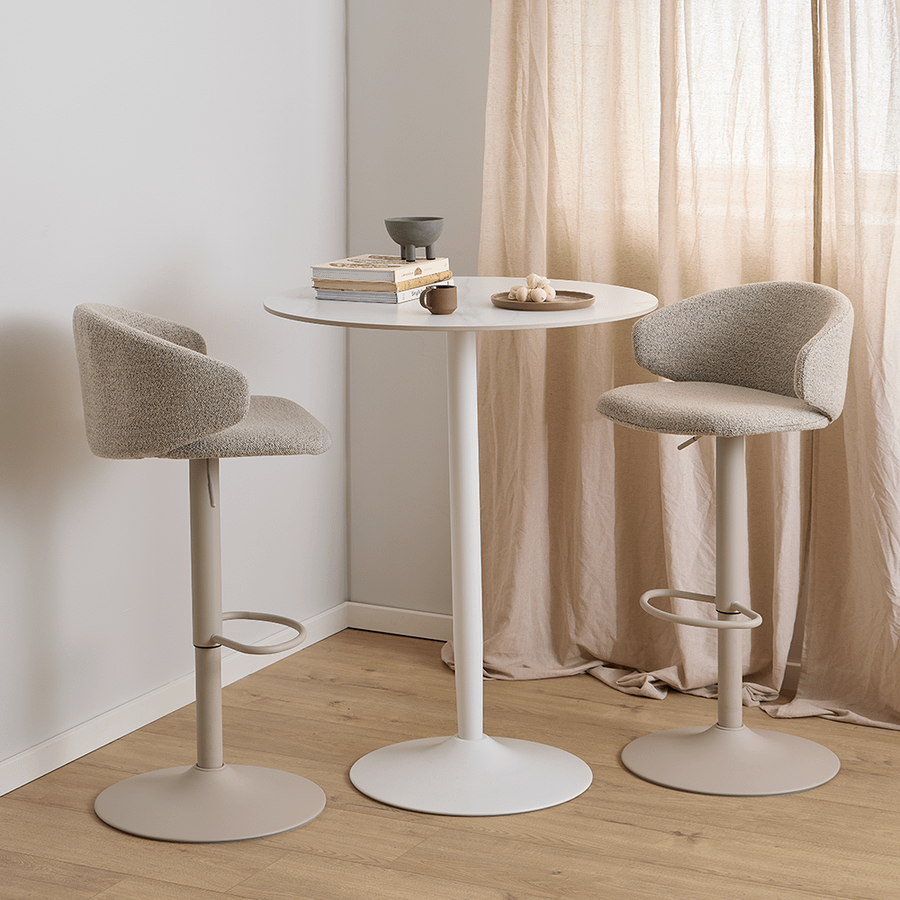 Barstoel STEPHIE Monza Beige ZH61 Barstoel STEPHIE Monza Beige ZH61