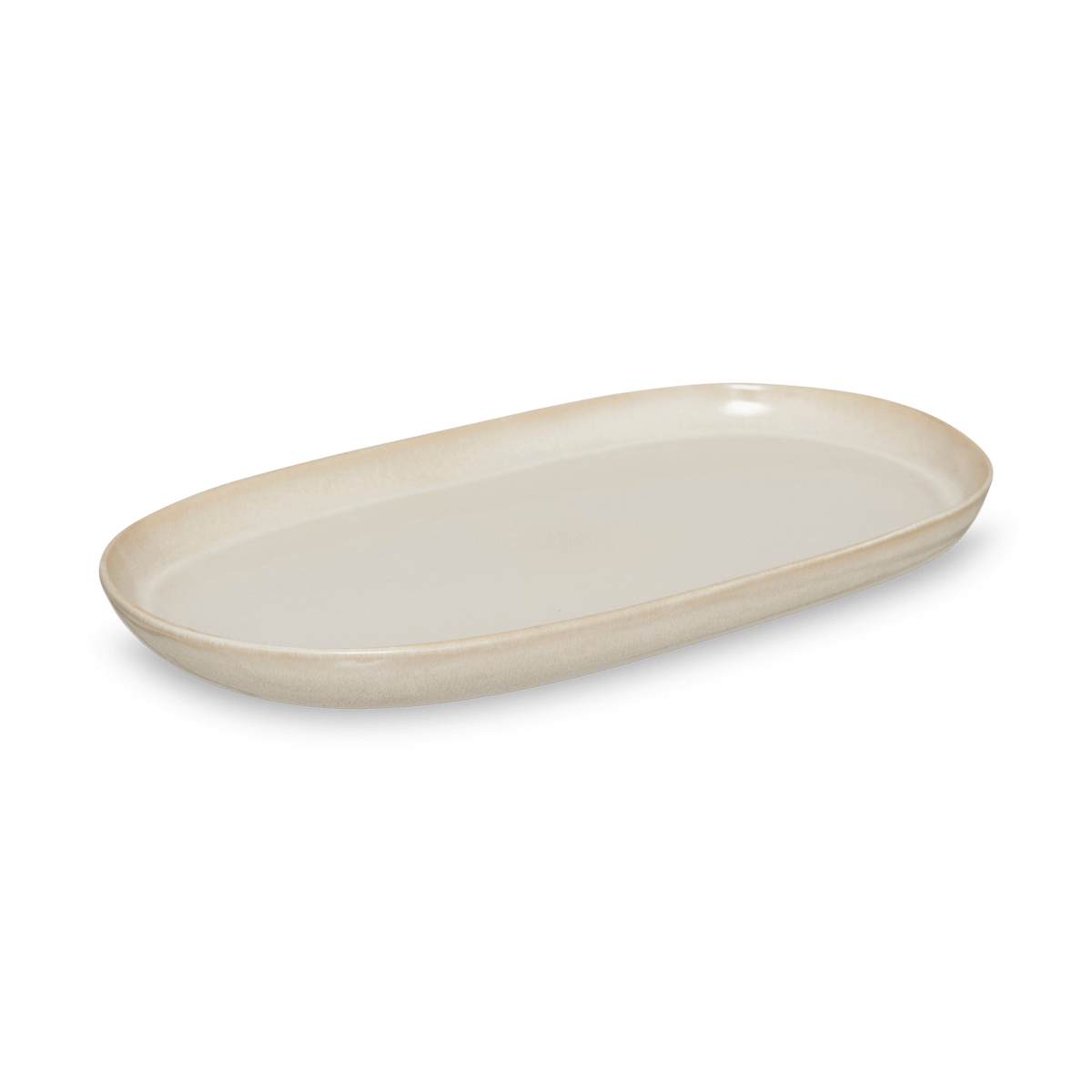 Plateau TERRIA Ovaal XL Beige