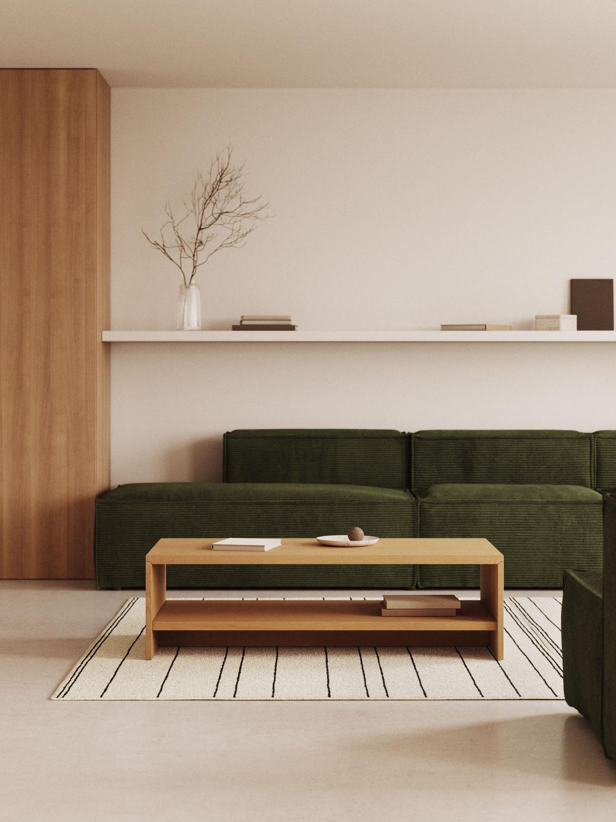 Salontafel Abilen 120 x 60 cm Eikenfineer