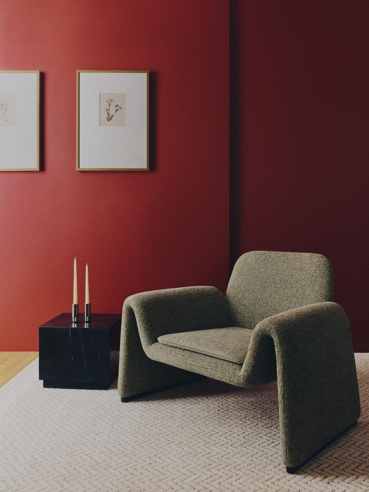 Lirena schilderij met botanische illustratie 50 x 70 cm