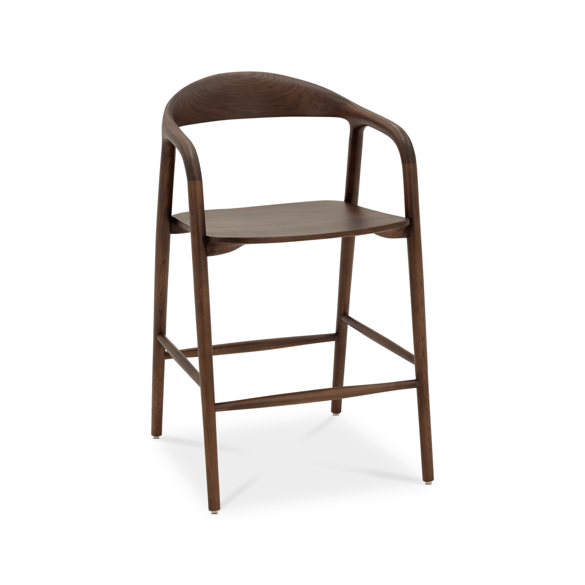 Barstoel HJALMAR Ash Wood Walnut