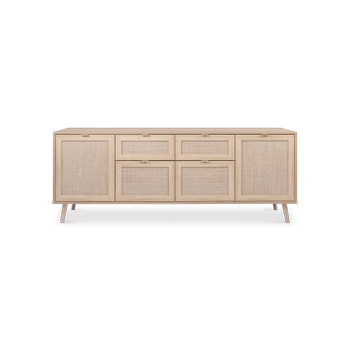 Dressoir EIVISSA Sonoma Eik/Riet B180 Dressoir EIVISSA Sonoma Eik/Riet B180