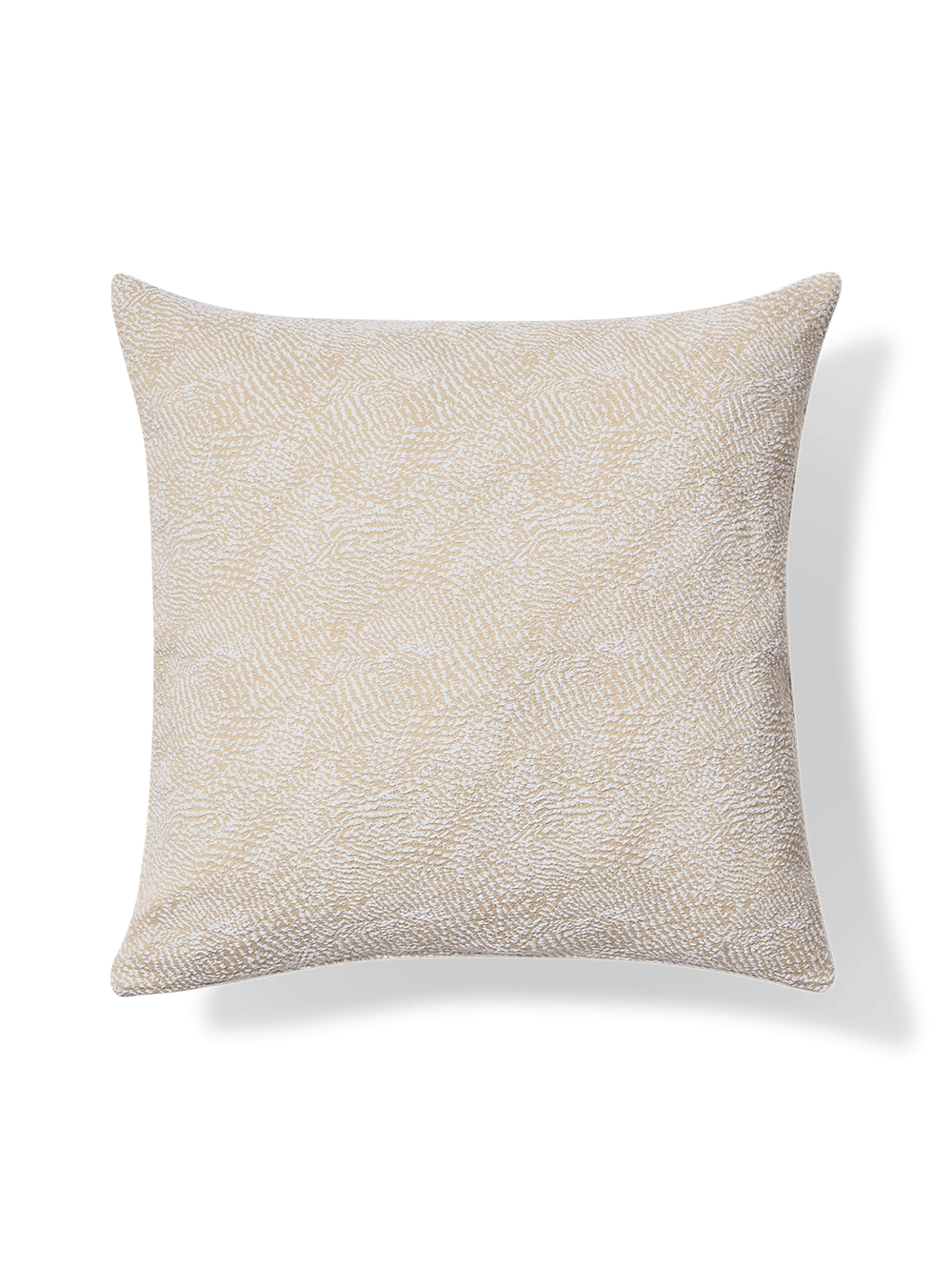 Junie kussenhoes van beige katoen jacquard 50 x 50 cm