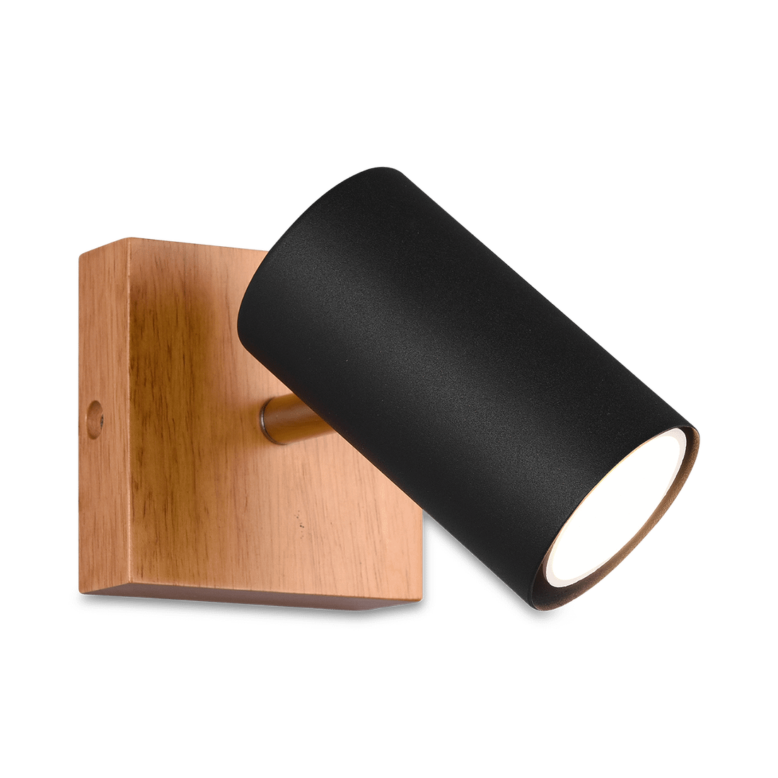 Spot MARLEY 1-Delig Hout/Metaal Zwart Spot MARLEY 1-Delig Hout/Metaal Zwart