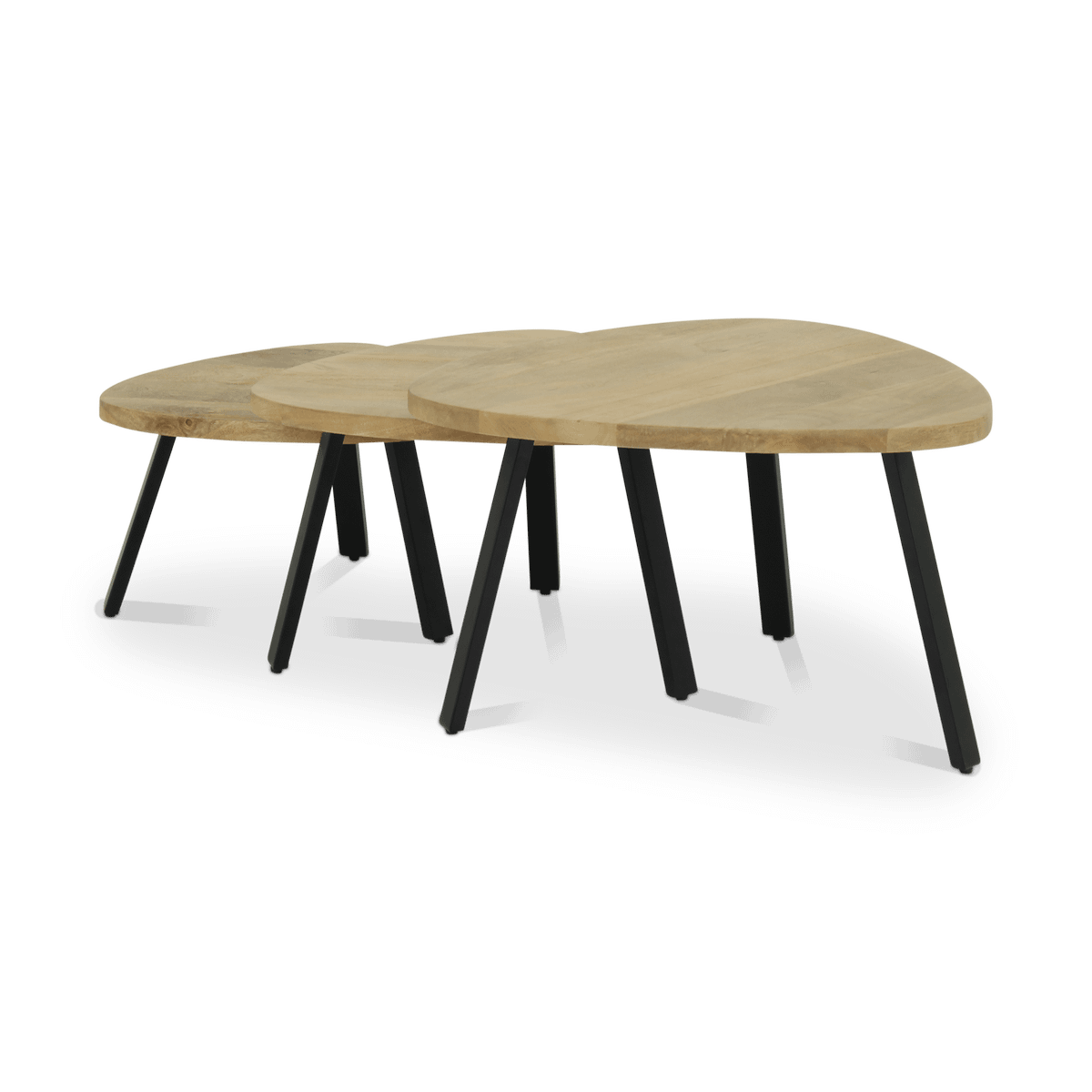 Salontafel S/3 AROSA  Triangel Mango
