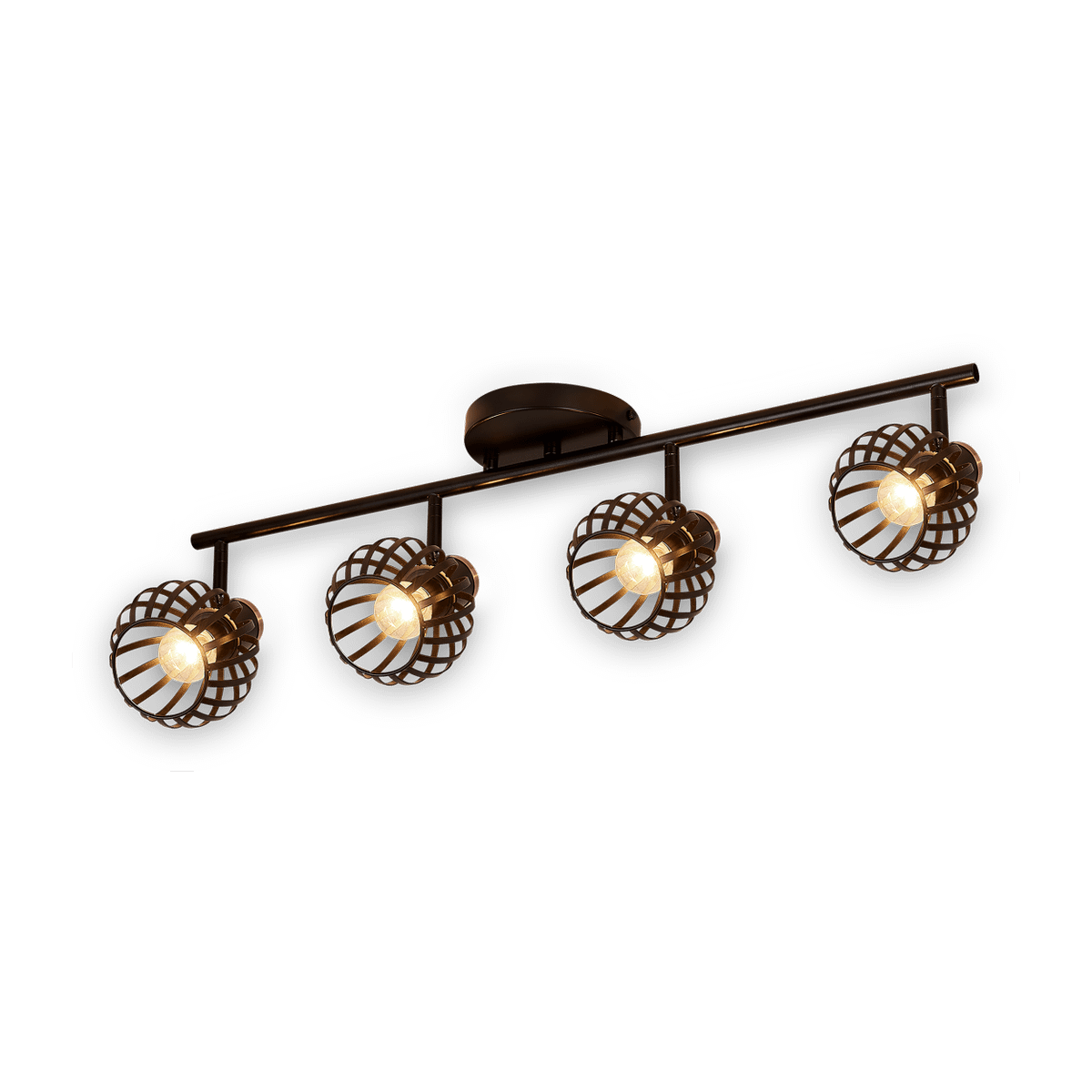 Spot RAGA 4Del. Zwart/Koper