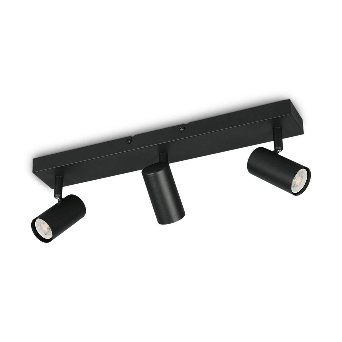 Spot TARYN 3Del. Metaal Mat Zwart