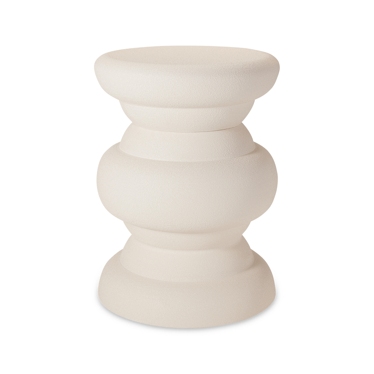 Bijzettafel FLOMEZO Metaal Beige Structuur