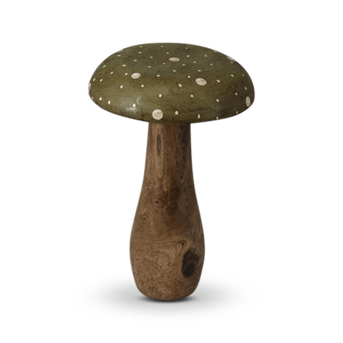 Deco Paddenstoel JOKAZA Bruin/Groen Hout Ass.