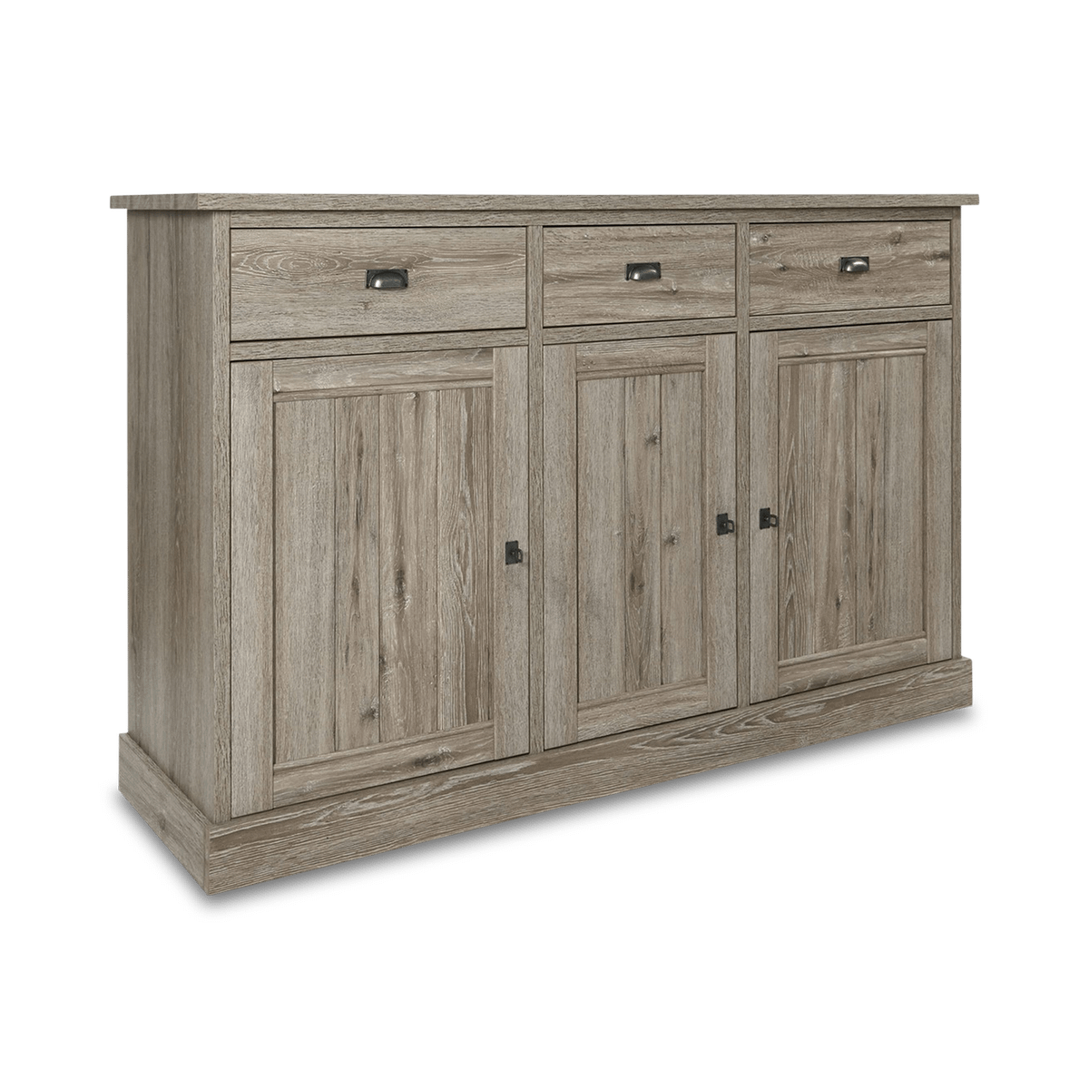 Dressoir COTTON Kristal Eik Licht Bruin