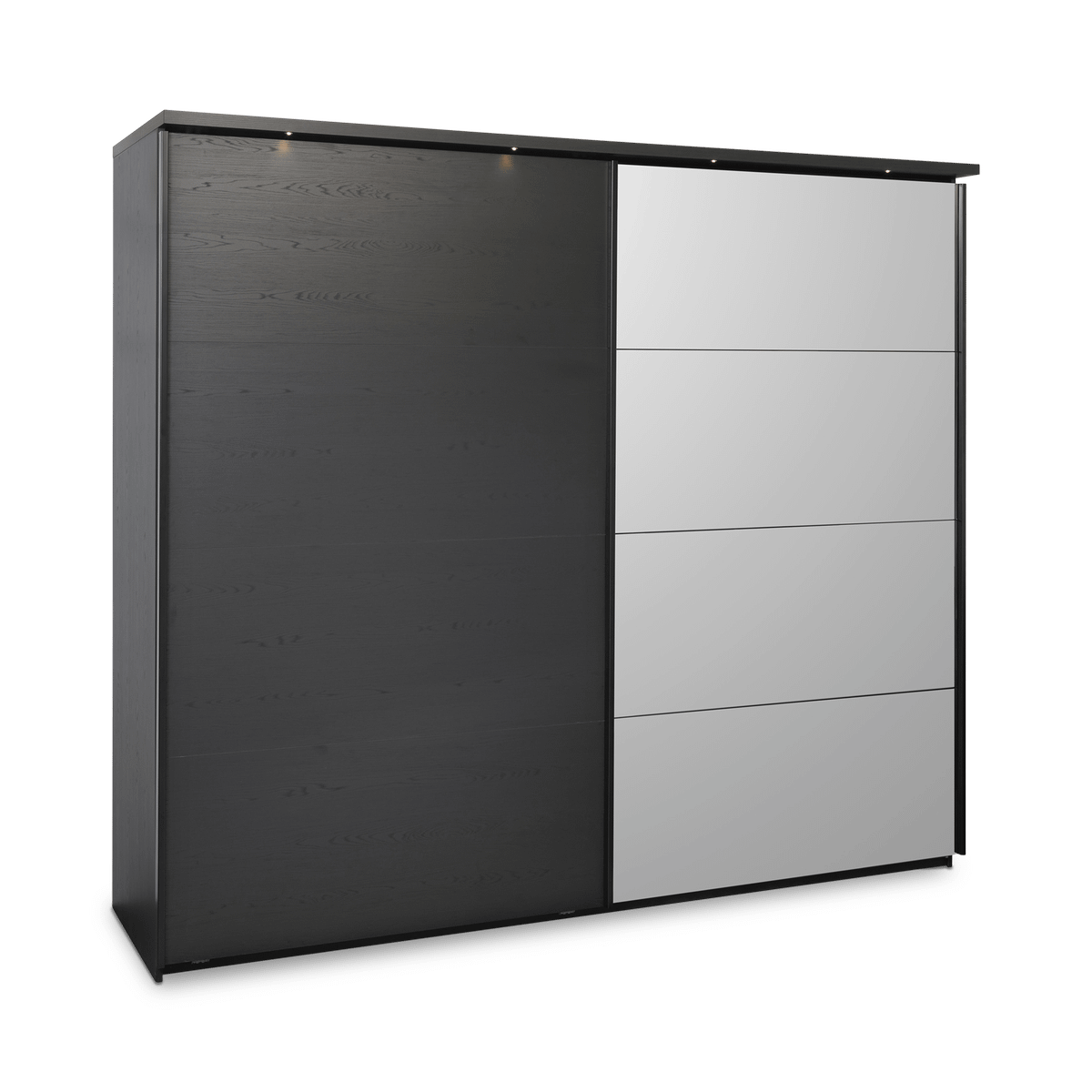 Slaapkamer WATFORD: Kleerkast 245cm + Bed 160x200 + 2x Nachttafels + Commode