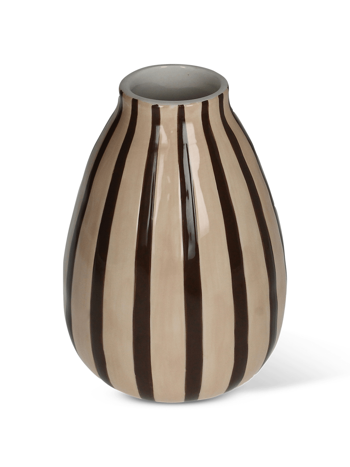 Decovaas ADANNA L Dol. Strepen Beige/Dk.Bruin