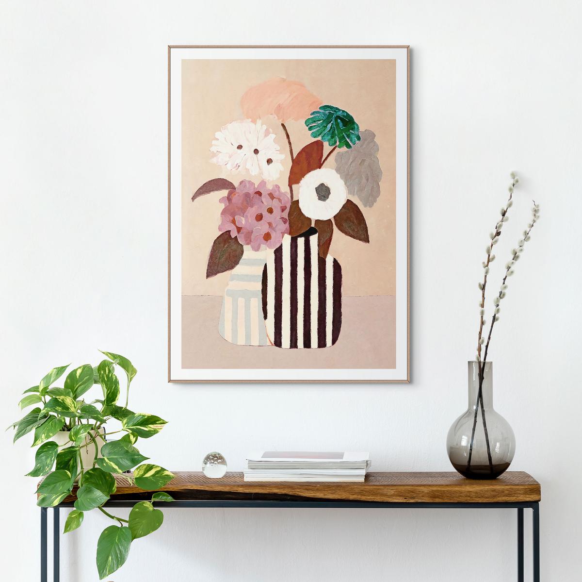 Slim Frame Wood Naturel Setting