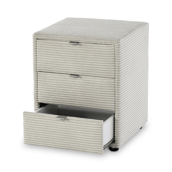 Nachttafel BEST Ribfluweel 426/17 Greige Nachttafel BEST Ribfluweel 426/17 Greige