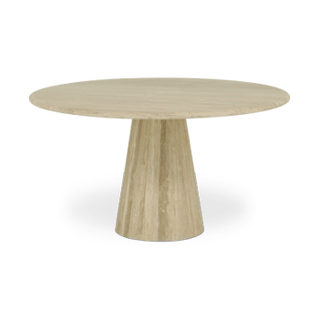 Eettafel ECHO Ø140 Travertin  Eettafel ECHO Ø140 Travertin