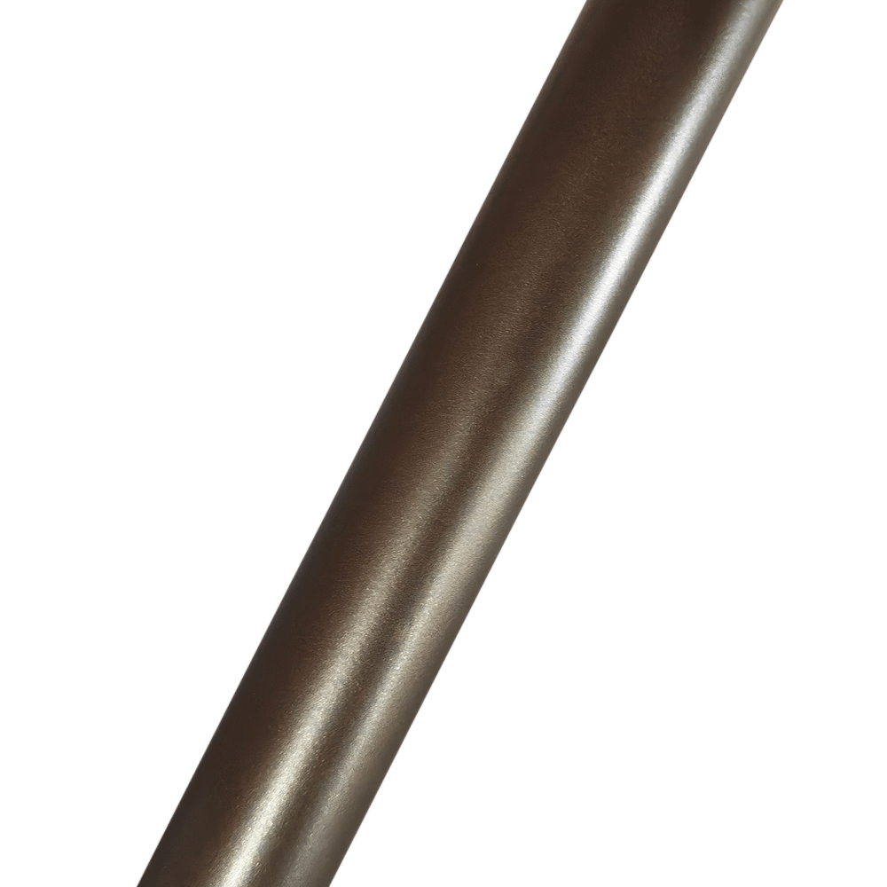 Eettafel ZEPHYR 240x120 White Travertin/Anodic Brown