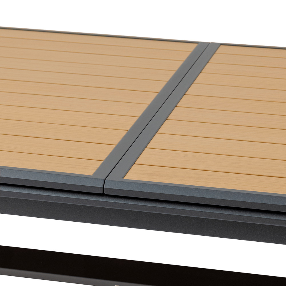 Tuintafel CORTONA Verlengbaar 250/330x113 Grijs/Hout