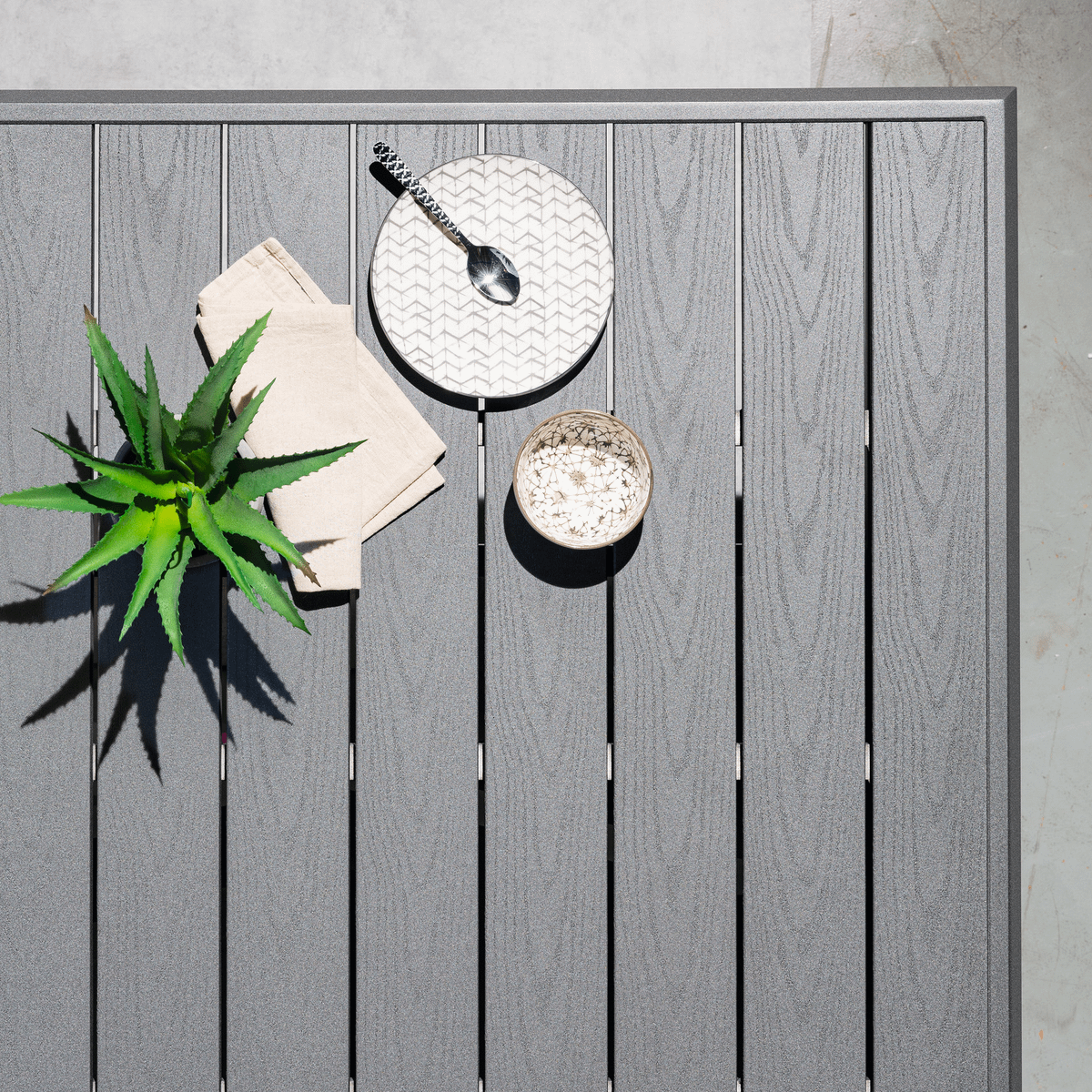 Tuintafel Verlengbaar CORTONA Grafiet 220/280x113
