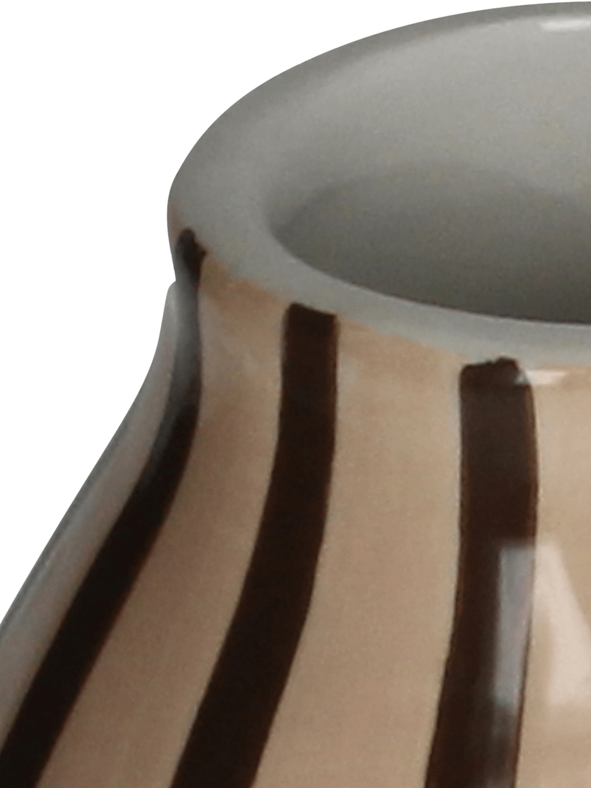 Decovaas ADANNA L Dol. Strepen Beige/Dk.Bruin