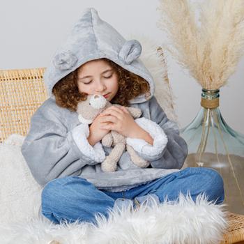 Hoodie BEAR Poly Grijs Hoodie BEAR Poly Grijs