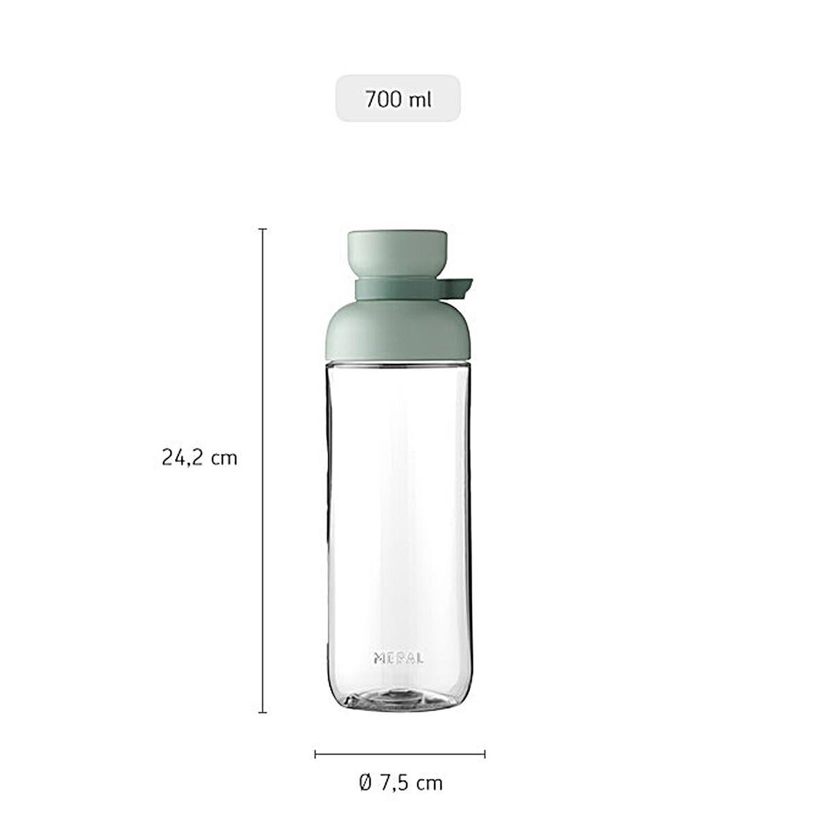 Waterfles VITA 700ml Nordic Black