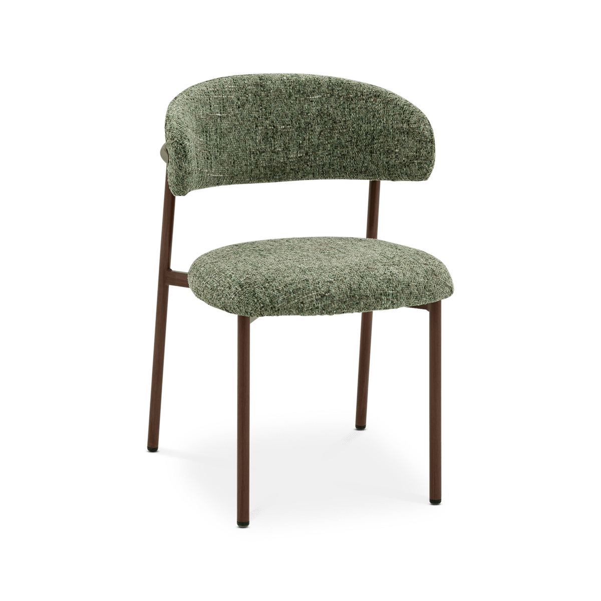 Stoel MARGIT Moss Green/Walnut