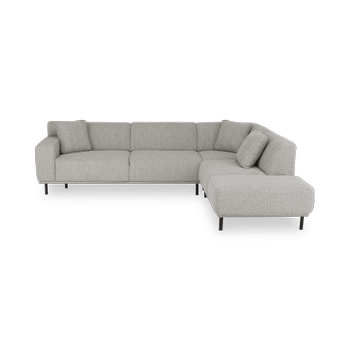 Hoeksalons QUILLO Zithoek Rechts Grijs B230 Hoeksalons QUILLO Zithoek Rechts Grijs B230