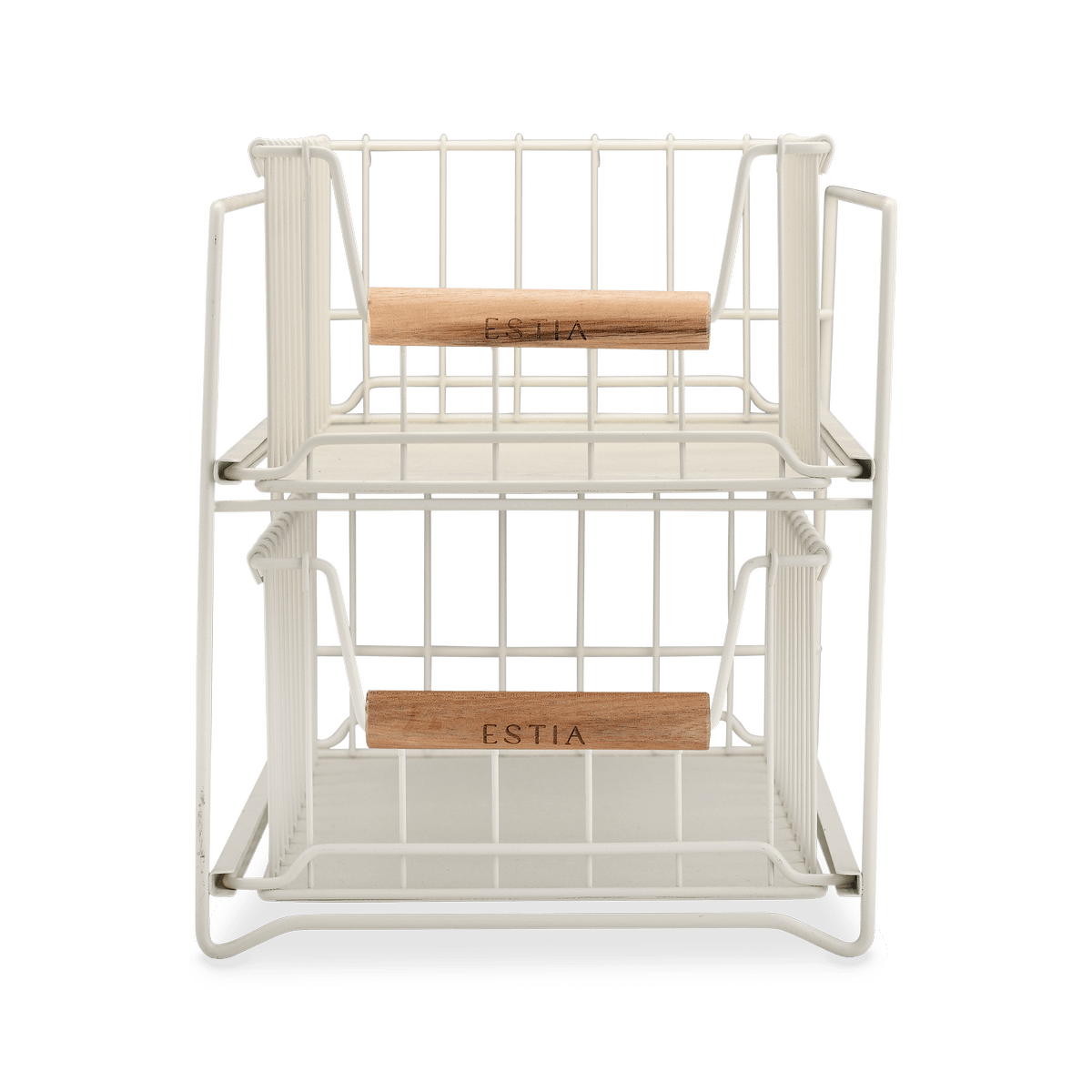 Organiser DOROTA 2 Niveaus Metaal Beige