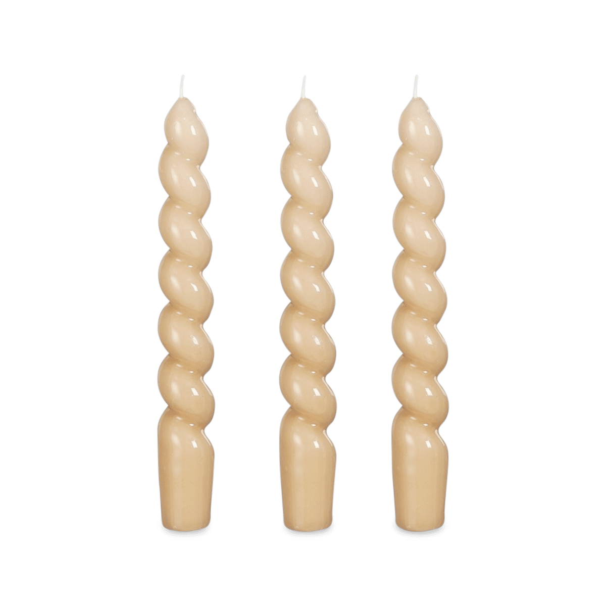 Dinerkaars TWISLY S/3 Glanzend Crème 