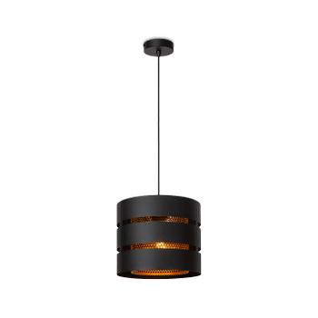 Hanglamp ROSAS 1Del. Zwart/Goud Hanglamp ROSAS 1Del. Zwart/Goud