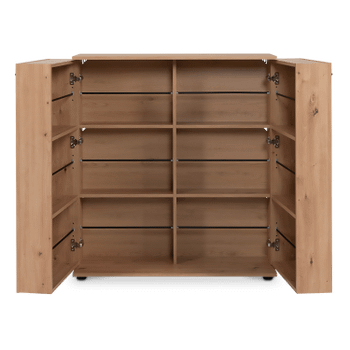 Schoenenkast EMILIO Artisan Eik B100 Schoenenkast EMILIO Artisan Eik B100