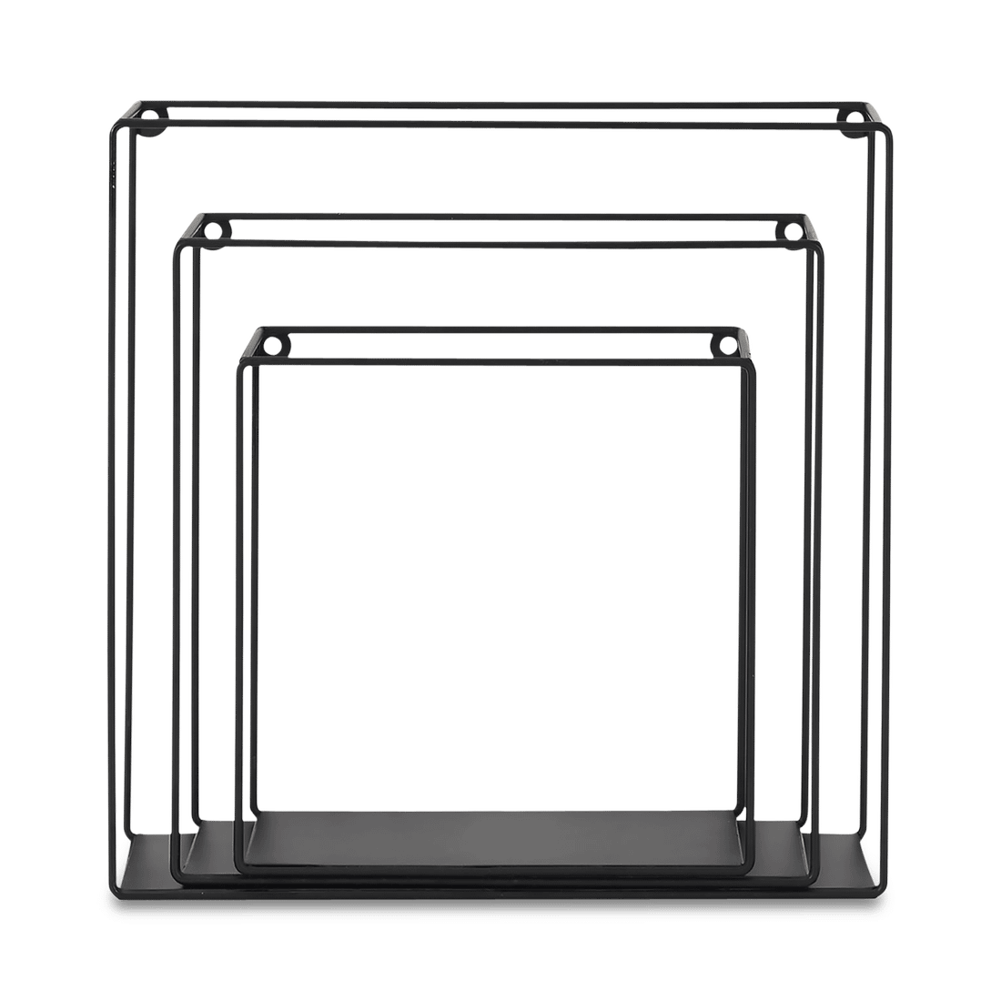 S/3 Wandrek FILMER Vierkant Metaal Zwart S/3 Wandrek FILMER Vierkant Metaal Zwart