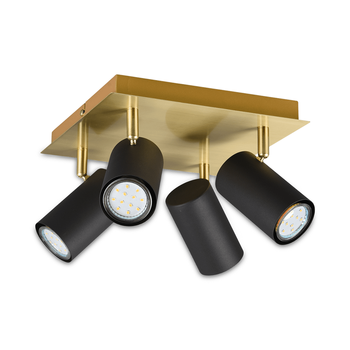 Spot MARLEY 4-Delig Metaal Zwart/Goud