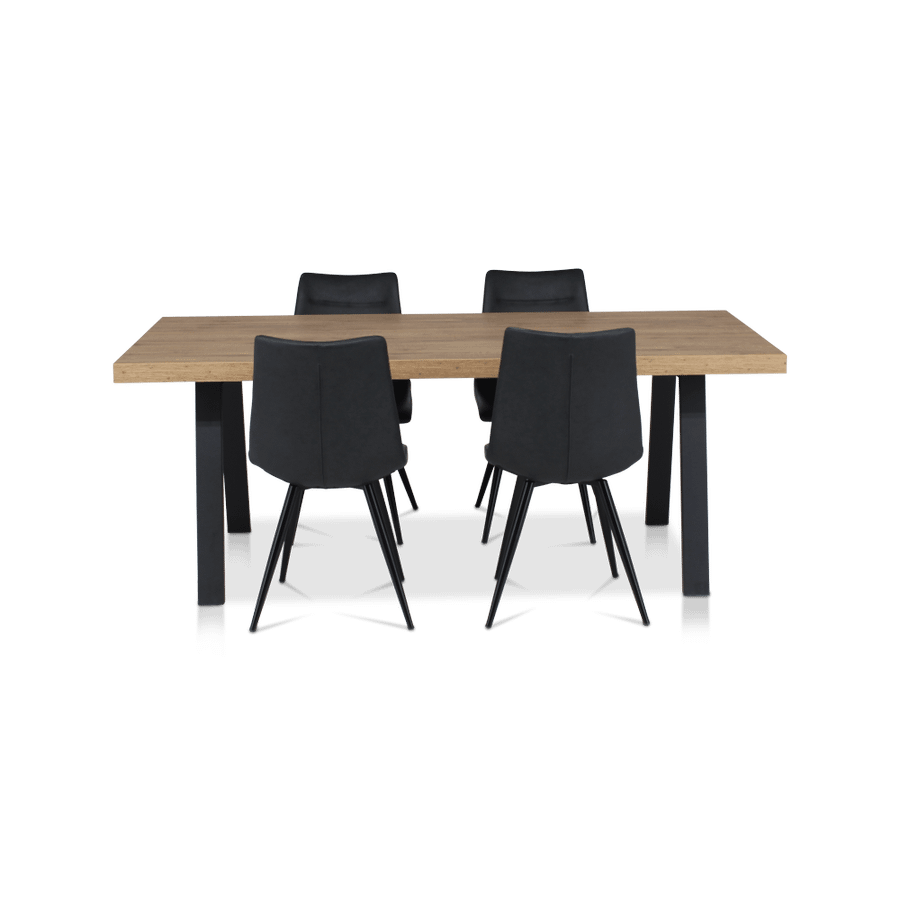 Eettafel met A-poot ABBEY Scarlet Oak 200x100 Eettafel met A-poot ABBEY Scarlet Oak 200x100