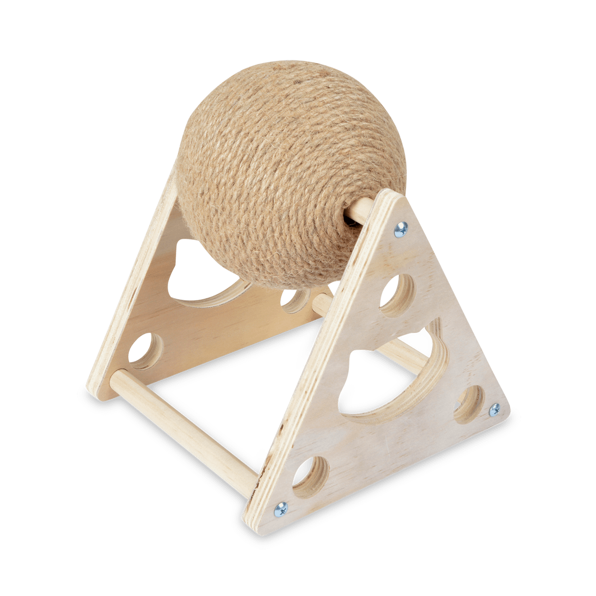 Krabbal FRIZZLE Draaiend Jute/Hout