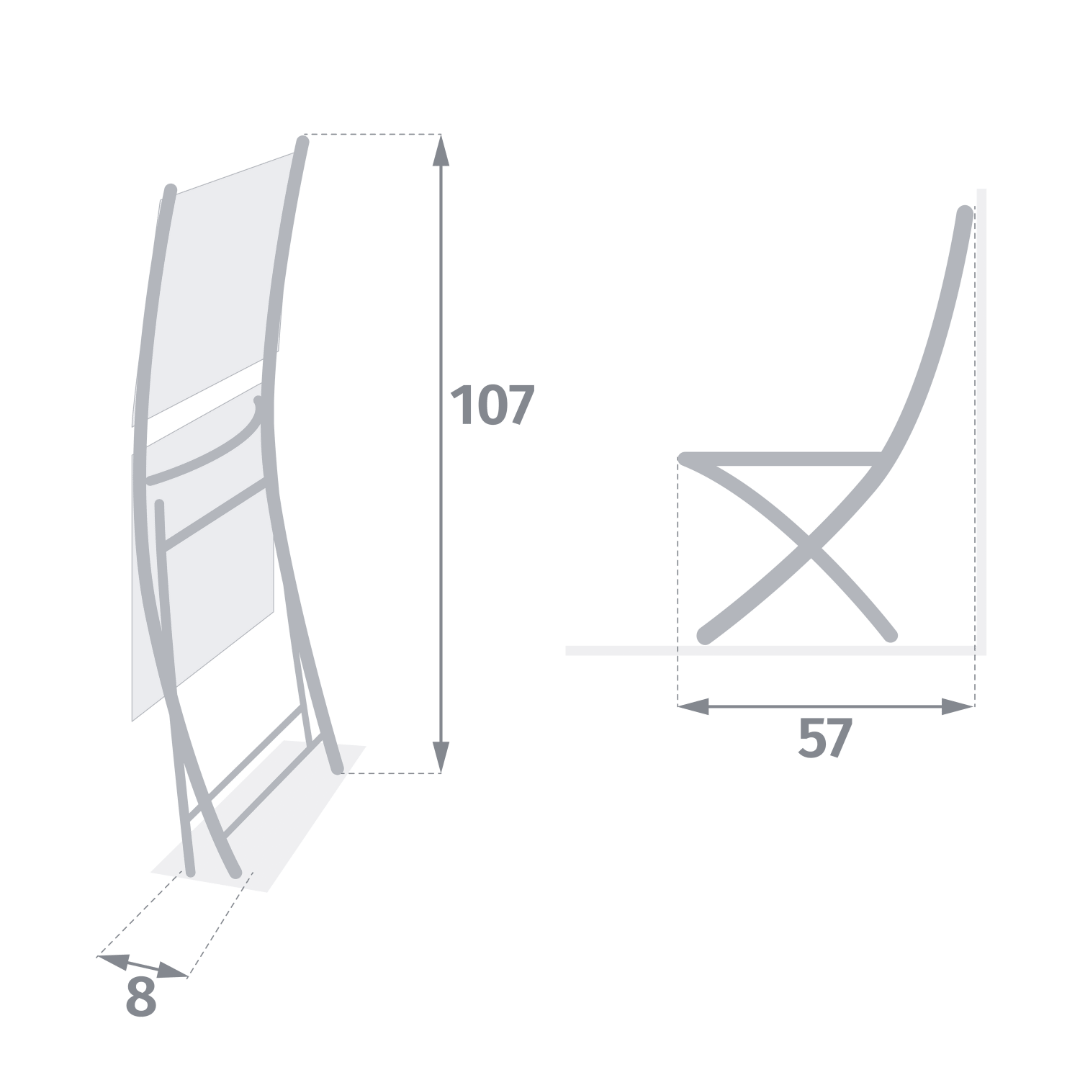 Klapstoel DURELLA Beige Klapstoel DURELLA Beige