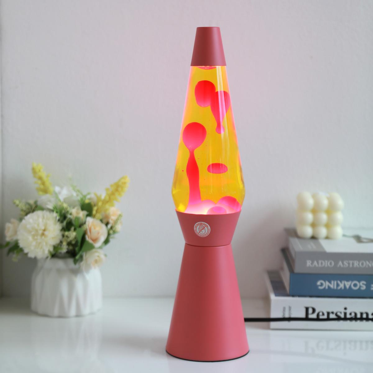 Lavalamp LAVOR Geel/Rood