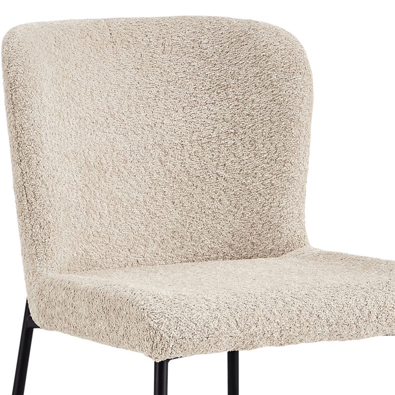 Stoel DORIEN Bouclé Beige