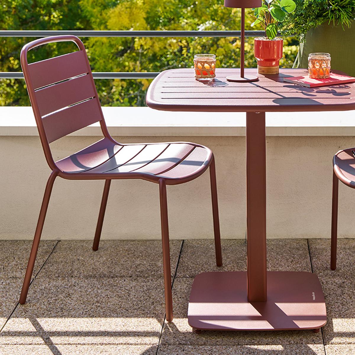 Tuinstoel Stapelbaar ROSSANO Acajou