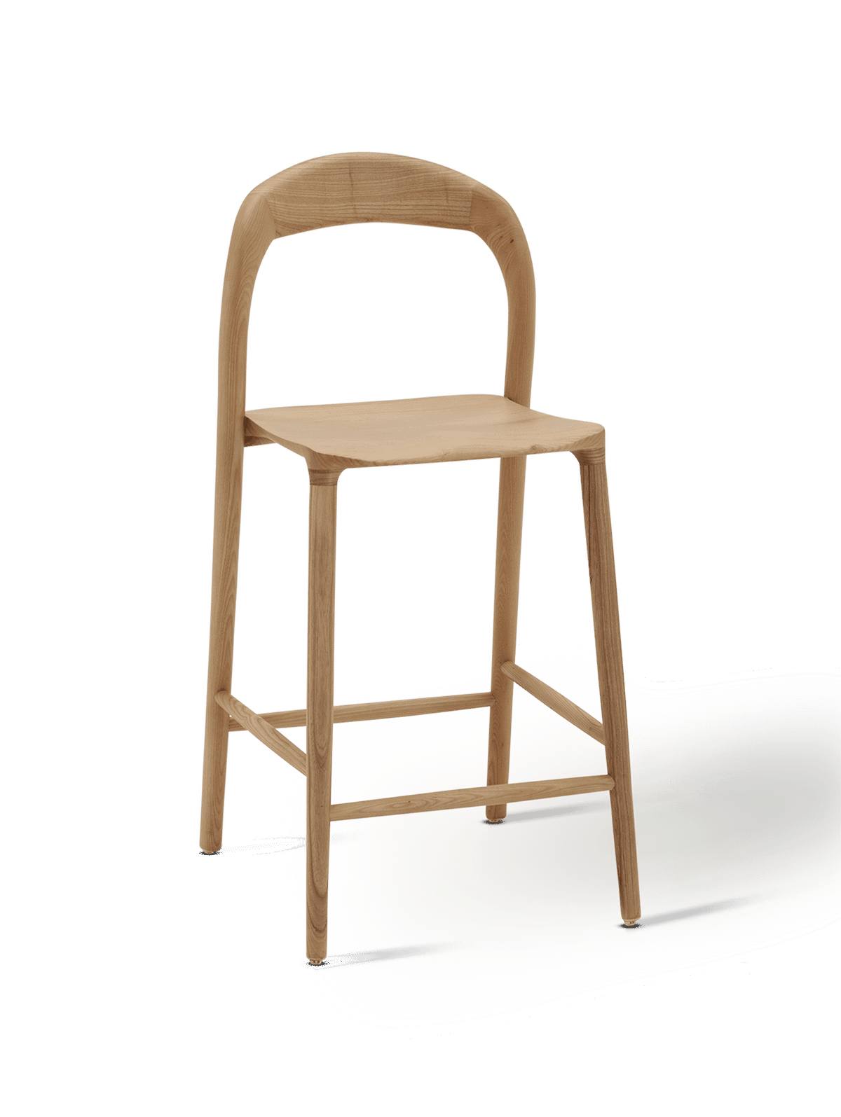 Barstoel Uma Ash Wood ECO Natural