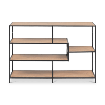 Boekenrek BOKSKAP Wild Oak Assymetrisch B114 Boekenrek BOKSKAP Wild Oak Assymetrisch B114