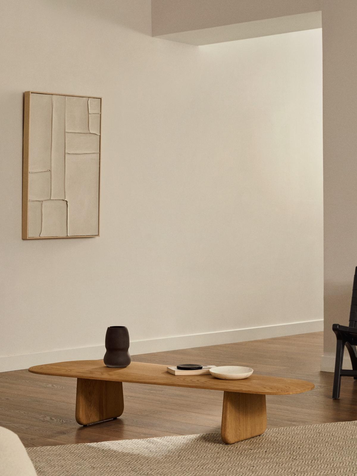 Salontafel Pirita Naturel eik 146 x 57 cm